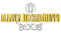 Aliança de casamento e noivado